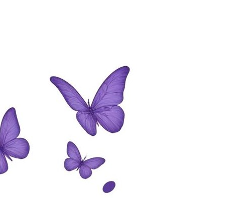 Purple butterflies